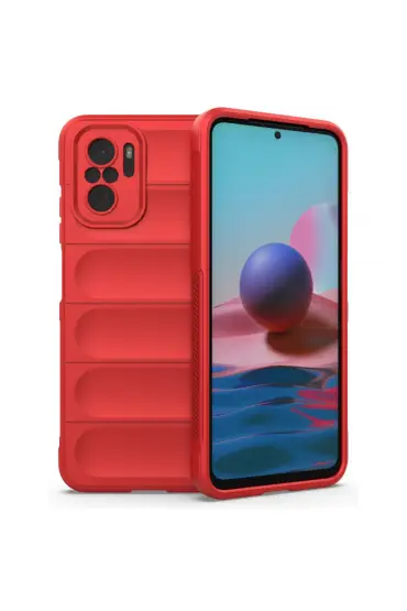  942 Xiaomi Redmi Note 10s Kılıf Optimum Silikon - Ürün Rengi : Bordo