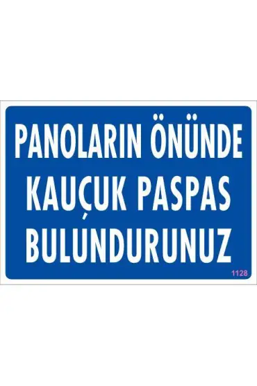  202 Elektrik Panosu Levhası 25x35 KOD:1128