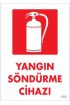  202 Yangın Söndürme Cihazı Uyarı Levhası 25x35 KOD:868