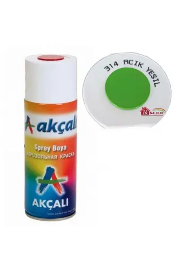  202 Akçalı Sprey Boya 400 ml 314 Açık Yeşil