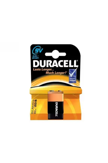  202 Duracell 9 Volt Alkalin Pil