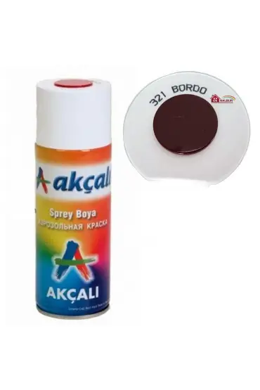  202 Akçalı Sprey Boya 400 ml 321 Bordo