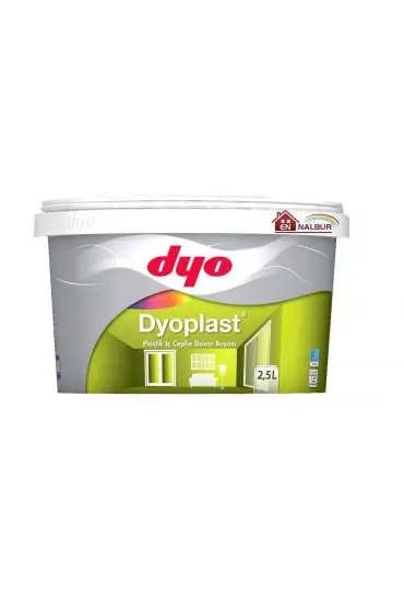  202 Dyo Dyoplast Plastik İç Cephe Boyası 2,5 Litre Bayrak Kırmızı