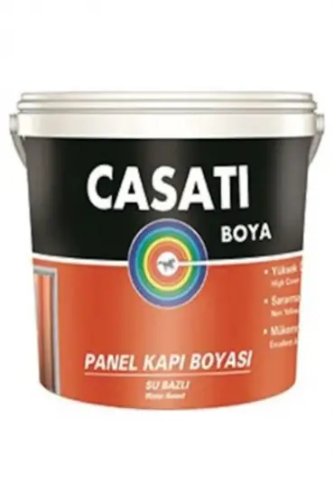  202 Casati Su Bazlı Panel Kapı Boyası Beyaz 2,5 Litre