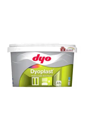  202 Dyo Dyoplast Plastik İç Cephe Boyası 2,5 Litre Siyah