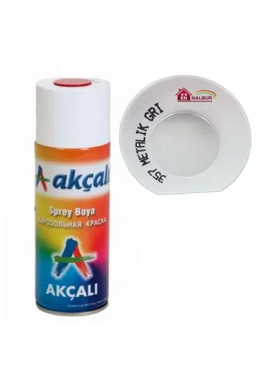  202 Akçalı Sprey Boya 400 ml 357 Metalik Gri