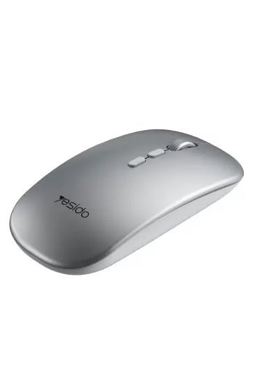  942 Yesido Kb15 2.4g Ergonomik Kablosuz Mouse - Ürün Rengi : Gümüş