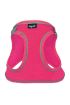  205 Üç Kilitli Sportif Kedi Köpek Göğüs Tasması 30-38 cm Small Pembe