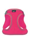  205 Üç Kilitli Sportif Kedi Köpek Göğüs Tasması 28-34 cm X-Small Pembe