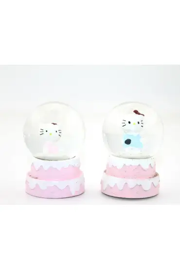  Minik Hello Kitty Işıklı Kar Küresi 7 Cm Alk1775