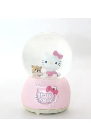  Hello Kitty Işıklı Müzikli Kar Küresi 13 Cm Alk1788