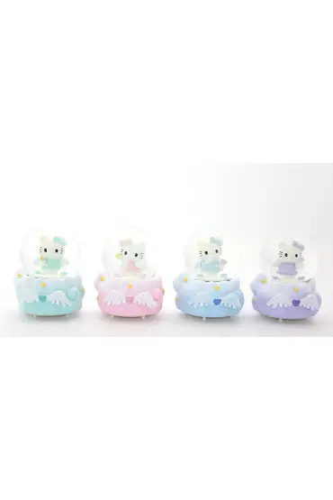  Küçük Hello Kitty Işıklı Kar Küresi 10 Cm Alk1852