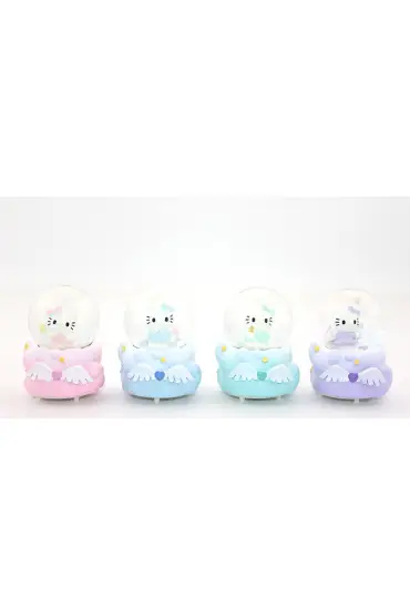  Minik Hello Kitty Işıklı Kar Küresi 7 Cm Alk1845