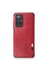  942 Xiaomi Redmi Note 11 4g Kılıf Loop Deri Silikon - Ürün Rengi : Kırmızı