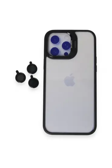  942 Joko İphone 15 Pro Kılıf Roblox Lens Standlı Kapak - Ürün Rengi : Siyah