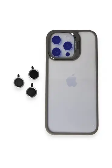  942 Joko İphone 15 Pro Max Kılıf Roblox Lens Standlı Kapak - Ürün Rengi : Siyah