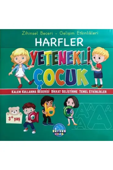 Zihinsel Beceri Gelişim Etkinlikleri Harfler Yetenekli Çocuk 3+