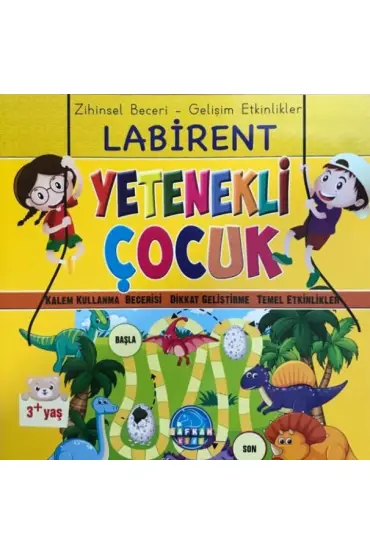 Zihinsel Beceri Gelişim Etkinlikleri Labirent Yetenekli Çocuk 3+