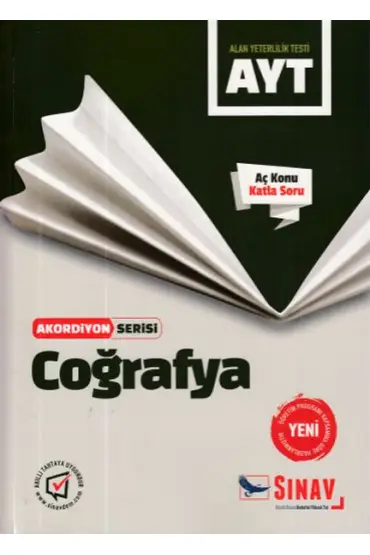 Sınav AYT Coğrafya Akordiyon Serisi (Yeni)