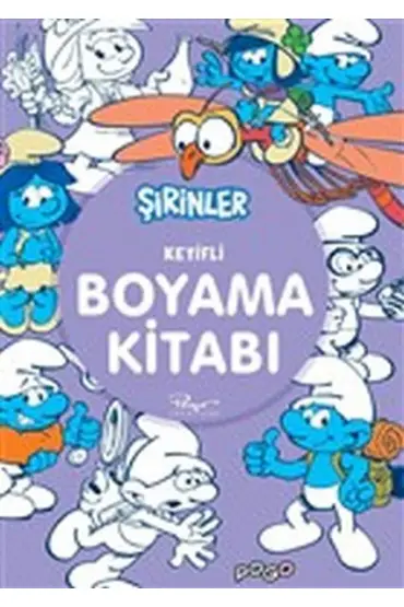 Keyifli Boyama Kitabı - Şirinler