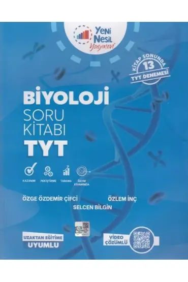 Yeni Nesil 2020 TYT Biyoloji Soru Kitabı (Yeni)