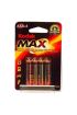  193 Kodak Max Süper Alkalin İnce Kalem Pil 4lü AAA