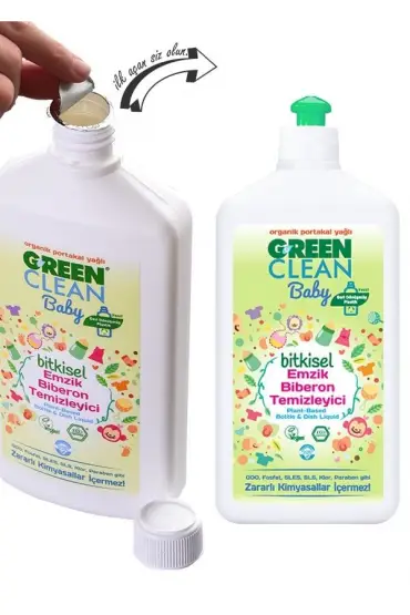  193 Green Clean  Bitkisel Emzik Biberon Temizleyici 500ml