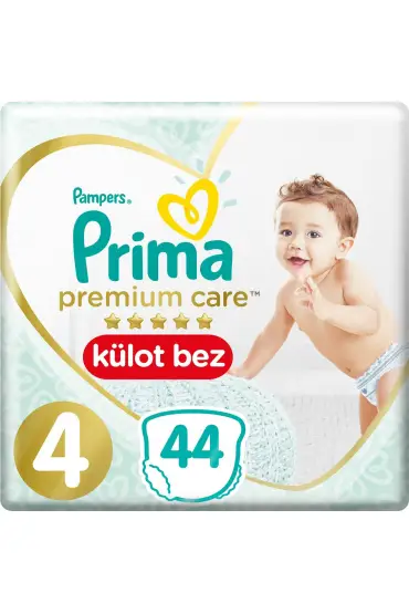  193  Premium Care Külot Bebek Bezi 4 Beden 44 Adet