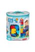  193 CYP72 MEGA BLOKS® 80 parçalı Blok Torbaları - 2 asorti - Mavi - Pembe +1 yaş