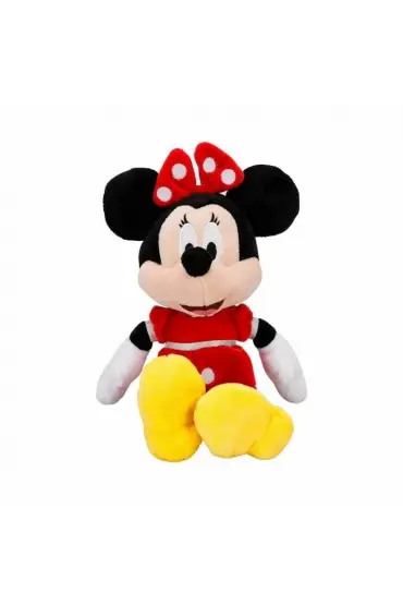  193 3415 Minnie Kırmızı Elbiseli Peluş 30 cm - sunman