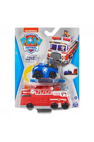  193 6063231 PAW Patrol True Metal İtfaiye Ekibi Aracı