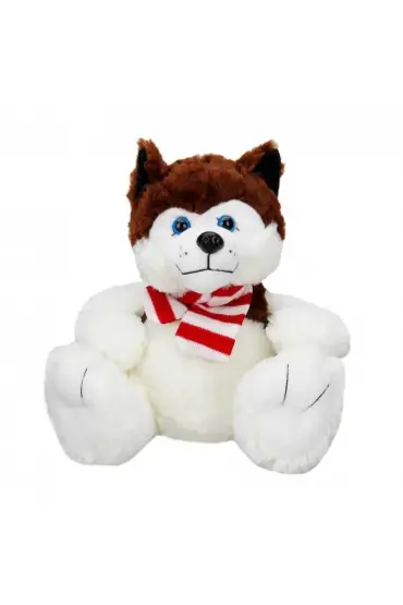  193 1030 Oturan Husky Atkılı Köpek 30 cm