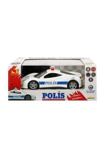  193 1:20 Uzaktan Kumandalı Suncon Usb Şarjlı Polis Arabası 20 cm