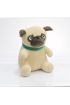  193 Oturan Pug Peluş Köpek 30Cm