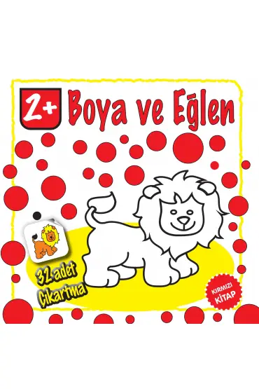 Boya ve Eğlen Kırmızı Kitap