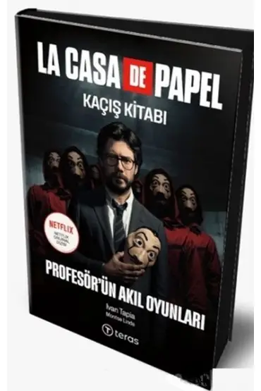 La Case De Papel Kaçış Kitabı - Profesör'ün Akıl Oyunları (Ciltli) (Maske Hediyeli)