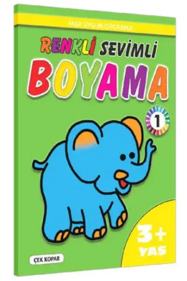 Renkli Sevimli Boyama -1 (3+Yaş)