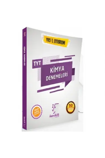 Karekök TYT Kimya Denemeleri - 50 Çözümlü Deneme (Yeni)