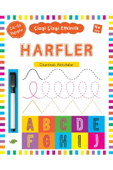 Çizgi Çizgi Etkinlik - Harfler  (4+ Yaş)