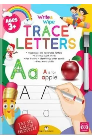 Write and Wipe Trace Letters