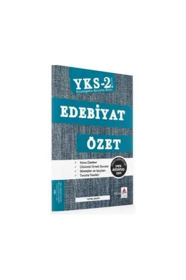 Delta Kültür YKS 2. Oturum Edebiyat Özet