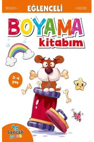 Eğlenceli Boyama Kitabım - Turuncu Kitap