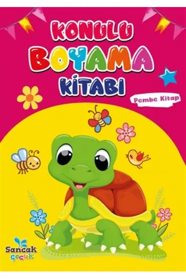 Konulu Boyama Kitabı - Pembe Kitap