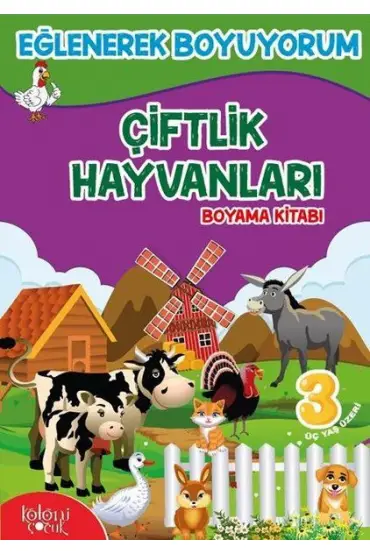 Çiftlik Hayvanları Boyama Kitabı