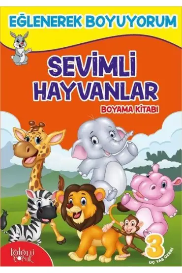 Sevimli Hayvanlar Boyama Kitabı