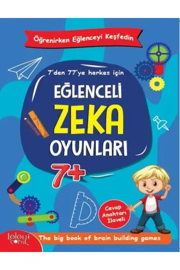 Eğlenceli Zeka Oyunları - Mavi Kitap -Öğrenirken Eğlenceyi Keşfedin