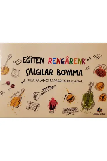 Eğiten Rengarenk Çalgılar Boyama