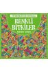 Renkli Bitkiler - Yetişkinler İçin Boyama