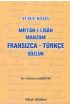 Miftah-ı Lisan Manzum Fransızca Türkçe Sözlük