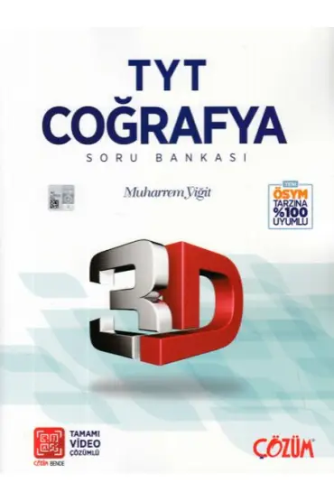 3D TYT Coğrafya Soru Bankası (Yeni)